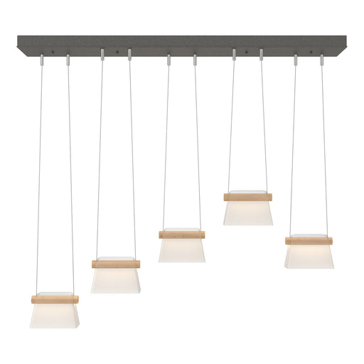 Cowbell LED Pendant Natural Iron