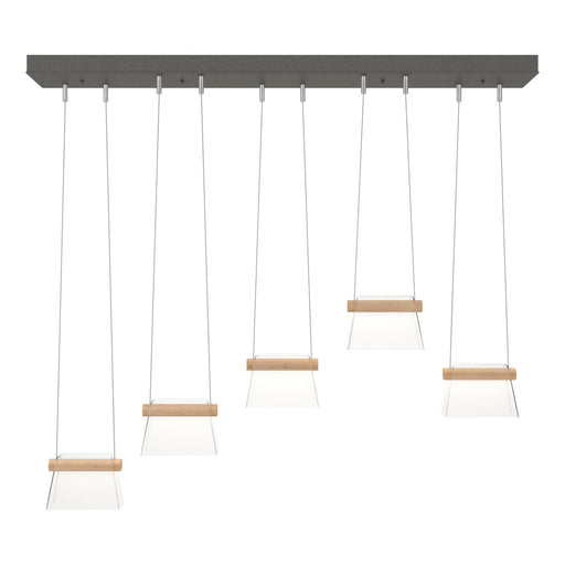 Cowbell LED Pendant Natural Iron