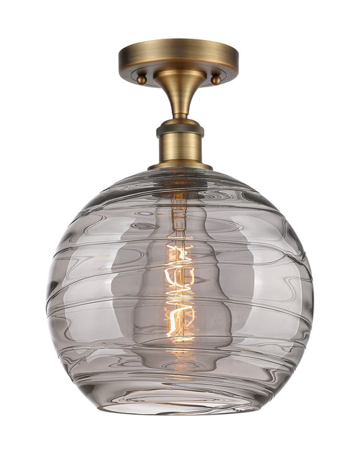 Innovations - 516-1C-BB-G1213-10SM - One Light Semi-Flush Mount - Ballston - Brushed Brass