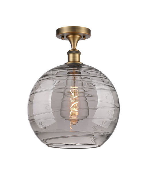 Innovations - 516-1C-BB-G1213-12SM - One Light Semi-Flush Mount - Ballston - Brushed Brass