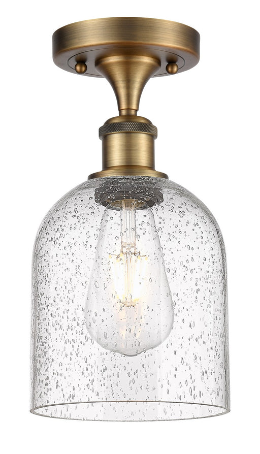 Innovations - 516-1C-BB-G558-6SDY - One Light Semi-Flush Mount - Ballston - Brushed Brass