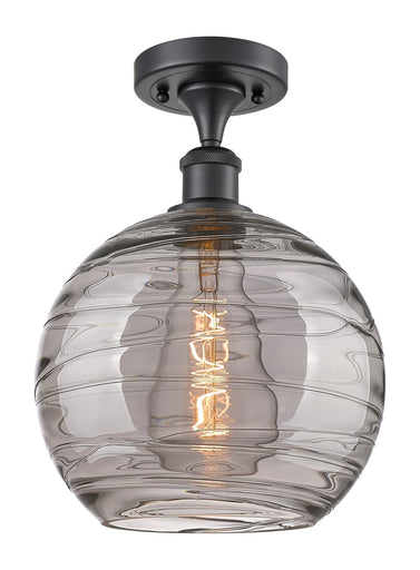 Ballston One Light Semi-Flush Mount Matte Black