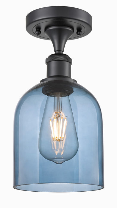 Innovations - 516-1C-BK-G558-6BL - One Light Semi-Flush Mount - Ballston - Matte Black
