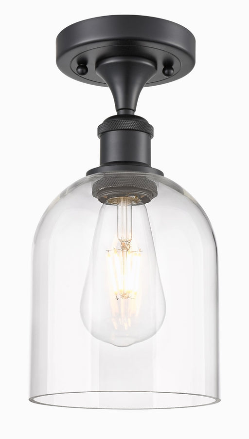 Innovations - 516-1C-BK-G558-6CL - One Light Semi-Flush Mount - Ballston - Matte Black