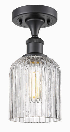 Ballston One Light Semi-Flush Mount Matte Black