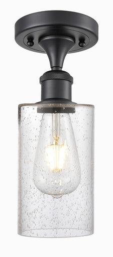 Ballston One Light Semi-Flush Mount Matte Black