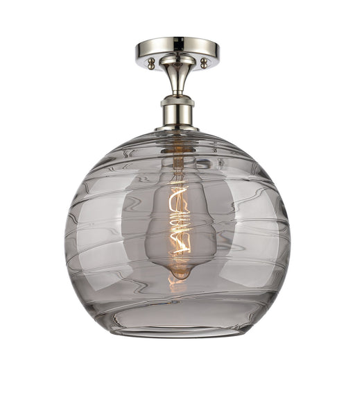 Innovations - 516-1C-PN-G1213-12SM - One Light Semi-Flush Mount - Ballston - Polished Nickel