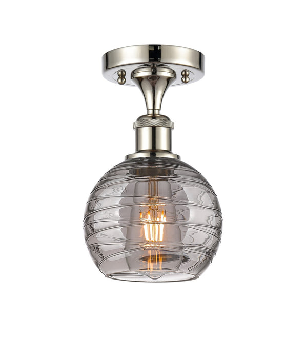 Innovations - 516-1C-PN-G1213-6SM - One Light Semi-Flush Mount - Ballston - Polished Nickel