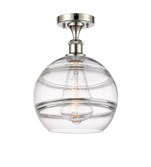 Innovations - 516-1C-PN-G556-10CL - One Light Semi-Flush Mount - Ballston - Polished Nickel