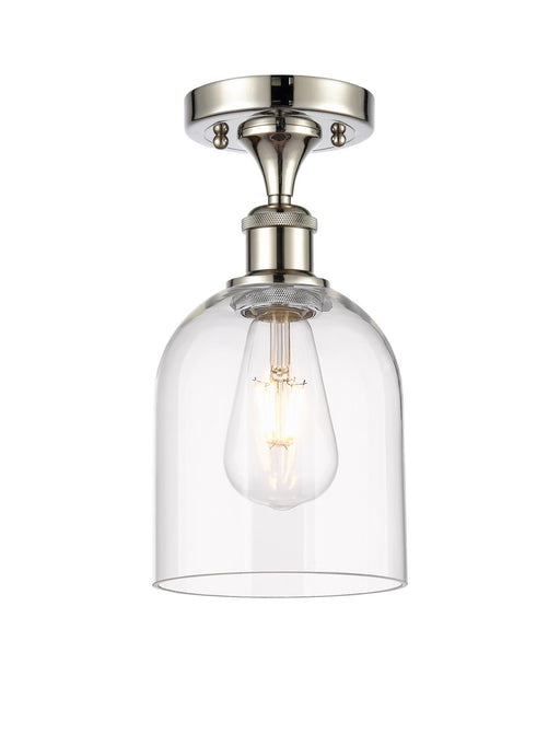 Innovations - 516-1C-PN-G558-6CL - One Light Semi-Flush Mount - Ballston - Polished Nickel