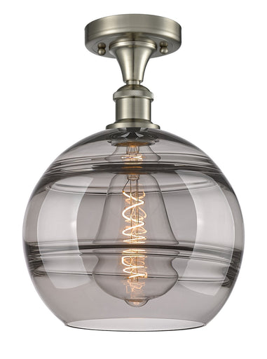 Ballston One Light Semi-Flush Mount Brushed Satin Nickel