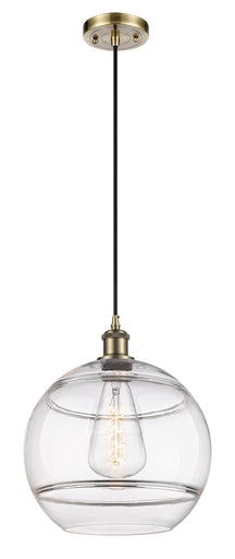 Ballston One Light Mini Pendant Antique Brass