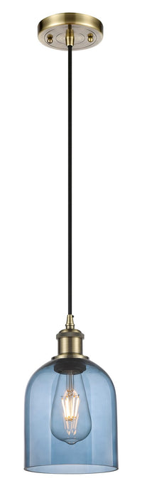 Innovations - 516-1P-AB-G558-6BL - One Light Mini Pendant - Ballston - Antique Brass