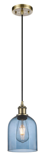 Ballston One Light Mini Pendant Antique Brass