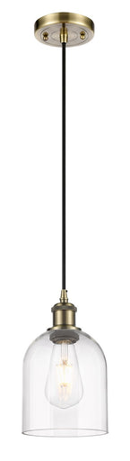 Ballston One Light Mini Pendant Antique Brass