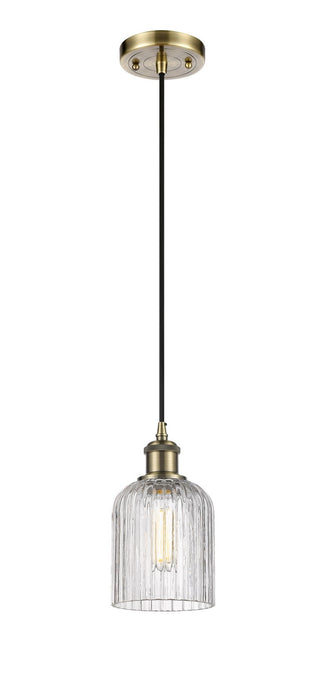 Innovations - 516-1P-AB-G559-5CL - One Light Mini Pendant - Ballston - Antique Brass