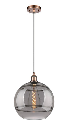 Ballston One Light Mini Pendant Antique Copper
