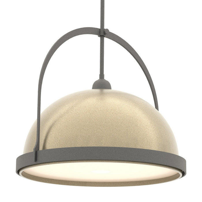 Hubbardton Forge - 137462-SKT-MULT-20-84 - One Light Pendant - Atlas - Natural Iron