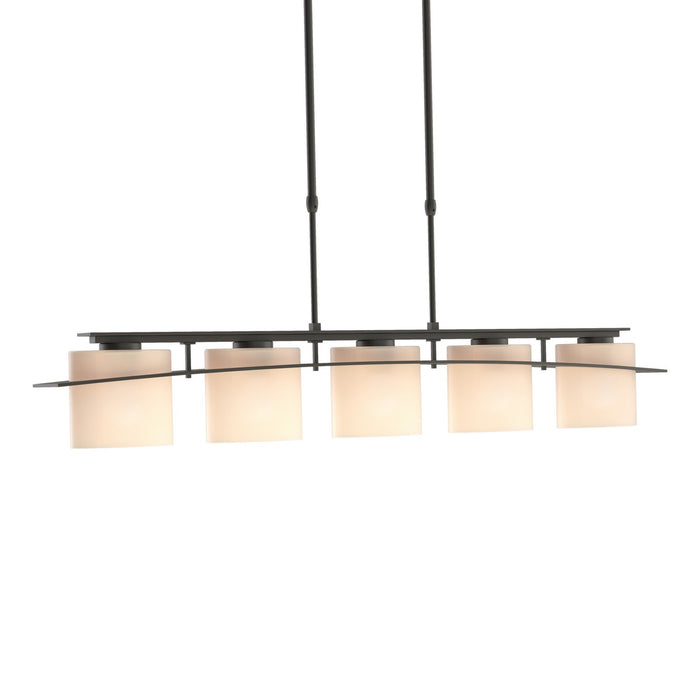 Hubbardton Forge - 137525-SKT-LONG-10-GG0182 - Five Light Pendant - Ellipse - Black