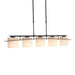 Hubbardton Forge - 137525-SKT-LONG-10-GG0182 - Five Light Pendant - Ellipse - Black