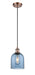 Innovations - 516-1P-AC-G558-6BL - One Light Mini Pendant - Ballston - Antique Copper