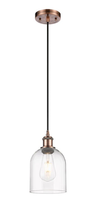 Innovations - 516-1P-AC-G558-6CL - One Light Mini Pendant - Ballston - Antique Copper