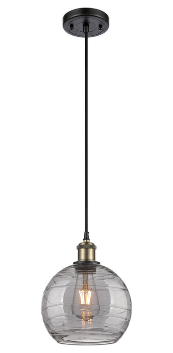 Innovations - 516-1P-BAB-G1213-8SM - One Light Mini Pendant - Ballston - Black Antique Brass