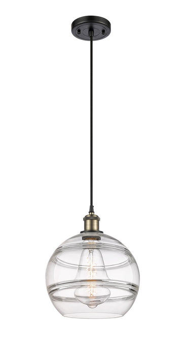 Innovations - 516-1P-BAB-G556-10CL - One Light Mini Pendant - Ballston - Black Antique Brass