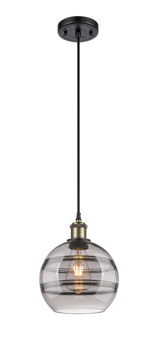 Innovations - 516-1P-BAB-G556-8SM - One Light Mini Pendant - Ballston - Black Antique Brass