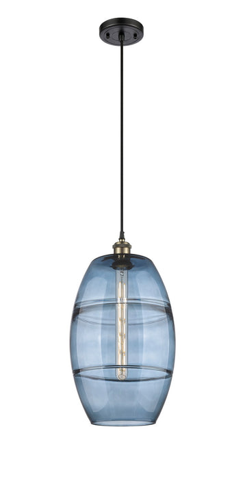 Innovations - 516-1P-BAB-G557-10BL - One Light Mini Pendant - Ballston - Black Antique Brass