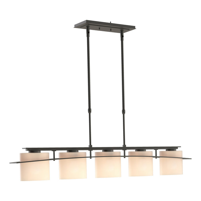 Hubbardton Forge - 137525-SKT-STND-10-GG0182 - Five Light Pendant - Ellipse - Black