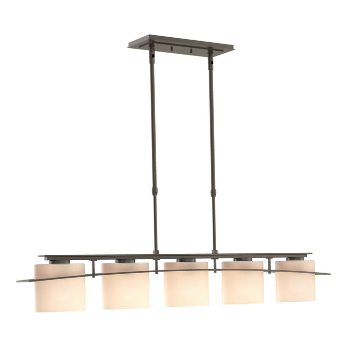 Hubbardton Forge - 137525-SKT-STND-14-GG0182 - Five Light Pendant - Ellipse - Oil Rubbed Bronze