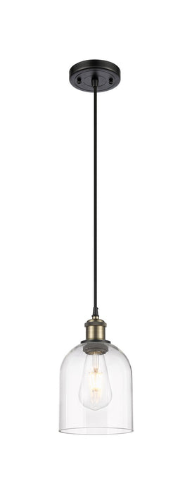 Innovations - 516-1P-BAB-G558-6CL - One Light Mini Pendant - Ballston - Black Antique Brass