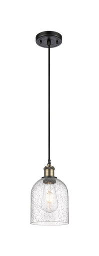 Ballston One Light Mini Pendant Black Antique Brass