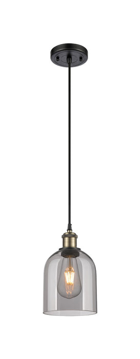 Innovations - 516-1P-BAB-G558-6SM - One Light Mini Pendant - Ballston - Black Antique Brass
