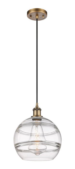 Innovations - 516-1P-BB-G556-10CL - One Light Mini Pendant - Ballston - Brushed Brass