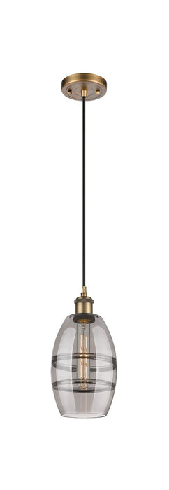 Innovations - 516-1P-BB-G557-6SM - One Light Mini Pendant - Ballston - Brushed Brass