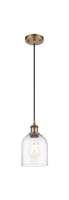 Innovations - 516-1P-BB-G558-6CL - One Light Mini Pendant - Ballston - Brushed Brass