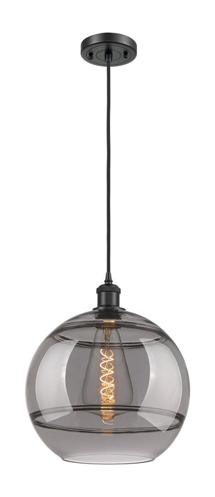 Innovations - 516-1P-BK-G556-12SM - One Light Mini Pendant - Ballston - Matte Black