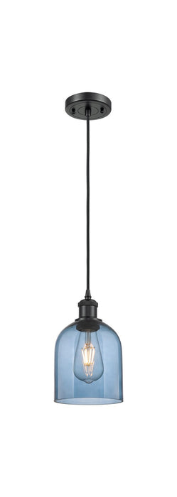 Innovations - 516-1P-BK-G558-6BL - One Light Mini Pendant - Ballston - Matte Black