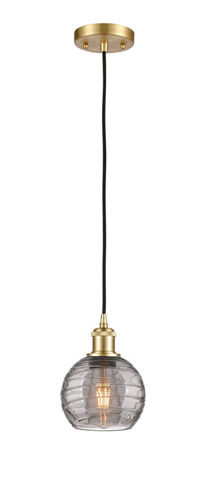 Innovations - 516-1P-SG-G1213-6SM - One Light Mini Pendant - Ballston - Satin Gold