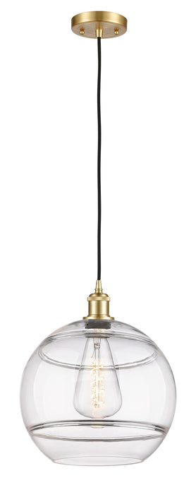 Innovations - 516-1P-SG-G556-12CL - One Light Mini Pendant - Ballston - Satin Gold