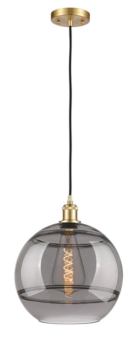 Innovations - 516-1P-SG-G556-12SM - One Light Mini Pendant - Ballston - Satin Gold