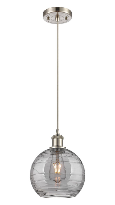 Innovations - 516-1P-SN-G1213-8SM - One Light Mini Pendant - Ballston - Brushed Satin Nickel