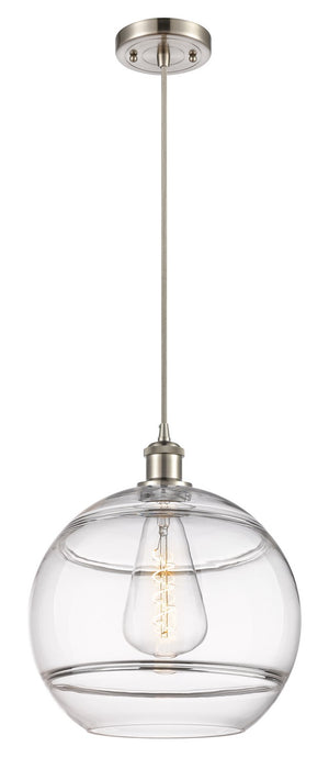 Innovations - 516-1P-SN-G556-12CL - One Light Mini Pendant - Ballston - Brushed Satin Nickel
