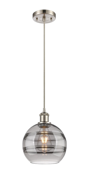 Innovations - 516-1P-SN-G556-8SM - One Light Mini Pendant - Ballston - Brushed Satin Nickel