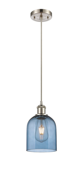 Innovations - 516-1P-SN-G558-6BL - One Light Mini Pendant - Ballston - Brushed Satin Nickel