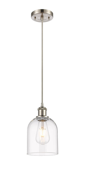 Innovations - 516-1P-SN-G558-6CL - One Light Mini Pendant - Ballston - Brushed Satin Nickel