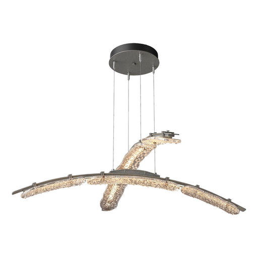 Glissade LED Pendant Natural Iron
