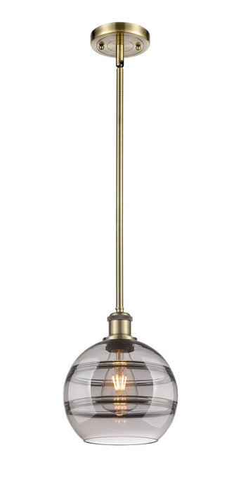 Innovations - 516-1S-AB-G556-8SM - One Light Mini Pendant - Ballston - Antique Brass